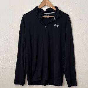 Under Armour Black Half-Zip Athletic Pullover
